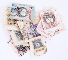 20 db régi okmánybélyeges kivágás