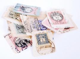 20 db régi okmánybélyeges kivágás