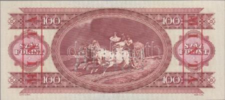 1984. 100Ft "MINTA" perforációval és felülnyomással, B 000 + számozás T:I