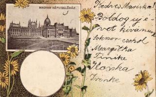 Budapest Parlament Litho