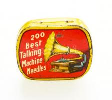cca 1920 200 Best Talking Machine Needles, egy doboznyi gramofontű / 
A box of original gramophone n...