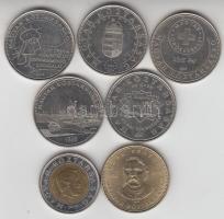 Vegyes forint tétel 20Ft + 50Ft (5x) + 100Ft klf motívum kiadásával T:vegyes