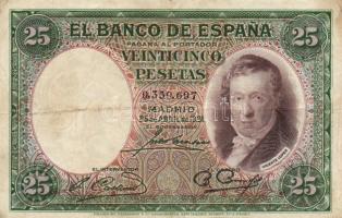 Spanyolország 1931. 25P T:III Spain 1931. 25 Pesetas C:F