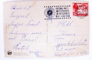 cca 1960 Egyedi futballrelikviák, FTC-kitűzők és az 1954-es svájci VB magyar-német selejtezőjéről kü...