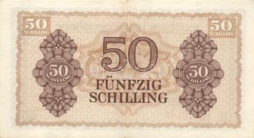 Ausztria / Szövetséges katonai megszállás 1944. 50Sch T:II,II-
Austria / Allied Military Authority 1...