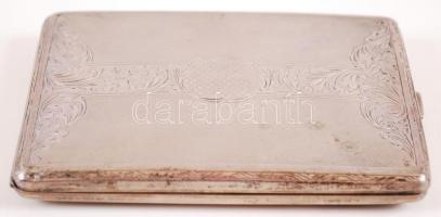 Ezüst (Ag) cigarettatárca / Silver cigarette box 98g