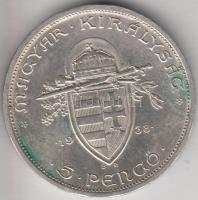 1938. 5P Ag "Szent István" T:2,2- kis ph.