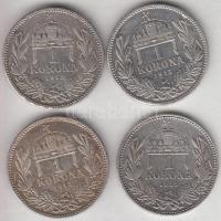 1915. 1K Ag "Ferenc József" (4x) T:2,2-