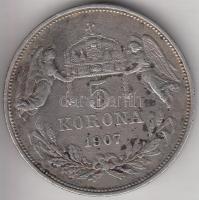 1907. 5K Ag "Ferenc József" T:3