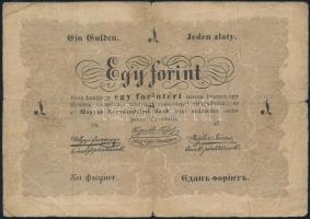 1848. 1Ft "Kossuth-bankó" keltezés nélkül T:IV