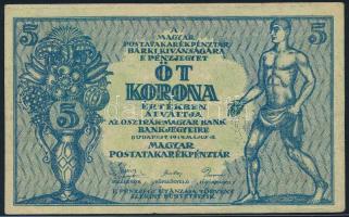 1919. 5K "Osztrák-Magyar Bank..." T:III