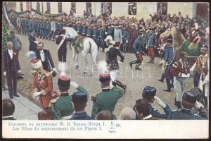 Peter I of Serbia, coronation