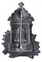 Osztrák-Magyar Monarchia 1917. "4. Karácsony a csatamezőn 1917" cink sapkajelvény (42x30mm...