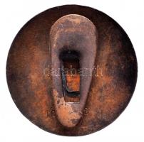 1938. 2db "Eucharisztikus kongresszus" Br és zománcozott kitűző/jelvény T:2