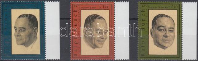 Ralph Bunche Centenary of Birth diff. stamp, 100 éves Ralph Bunche klf bélyegek