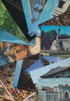 Kb. 800 db modern, vegyes képeslaptétel, magyar és külföldi városképek, üdvözlőlapok