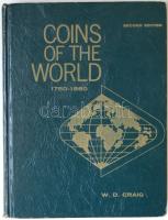 W.D.Craig: Coins of the World 1750-1850 Ritka pénzkatalógus, benne olyan kiadásokkal, amelyek más világkatalógusokban nem szerepelnek!
