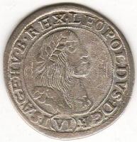 1668K.B. I.Lipót VI.Kr ezüst T:2/3+