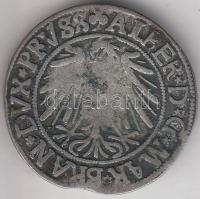 Német Államok / Poroszország 1540. 1Gr Ag "Brandenburgi Albert" (1.98g) T:3
German States ...