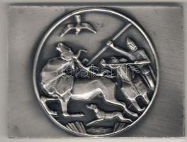 1971. "Vadászati Világkiállítás" fém plakett T:2