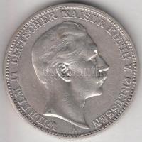 Német Államok / Poroszország 1910A 3M Ag "II. Vilmos" T:3
German States / Preussen 1910A 3...