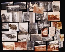 1914-1918 39db fotó az I. világháborúból, egyazon szerzőtől, klf méretben /  Photos from World War I