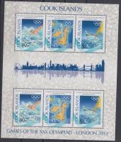 Olimpiai játékok London 2 sort tartalmazó kisív London Olympic Games mini sheet contains 2 sets