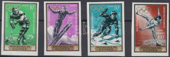 Winter Olympics, Innsbruck imperforated set, Téli Olimpia, Innsbruck vágott sor