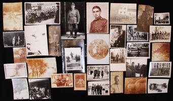 1910-1945 33db katonai fotó klf méretben /  Military photos