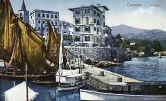 Lovran, port with sailboats (fl)