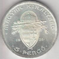 1938. 5P Ag "Szent István" T:1-