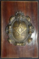 Századforduló bronz mesterjelvény T:2