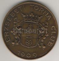 1909. "Erzsébeti Torna Club" közepes bronzérem T:2