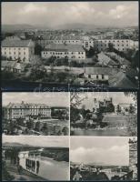 10 db modern képeslap Sárospatakról, '50-es '60-as évek, a címzett minden esetben Pécsi Sándor Kossuth-díjas színész