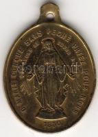 Franciaország 1830. "Mária" vallásos réz emlékérem T:2