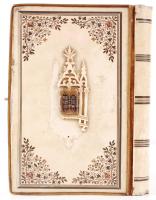 Zsidó imakönyv kissé sérült szaru kötésben