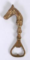 Régi, lófejes, bronz sörnyitó /  Vintage bronze beer bottle opener shaping a horse head