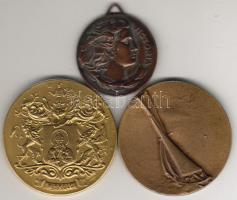 3 klf régebbi sportemlékérem