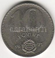 1971. 10Ft "szín nélkül címer" T:3+
