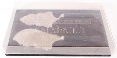 Szovjet tortavágó készlet eredeti dobozában / 
Soviet cake knife set in original box