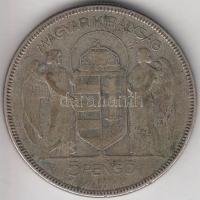 1930. 5P Ag "Horthy-jobbra" T:3