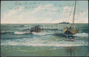 Sistiana seaside, boats