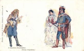 Ocskay brigadéros - A fejedelem előszobájában s: Möhlbeck K. (fa)