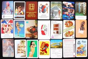 1970-1980 100db klf témájú kártyanaptár