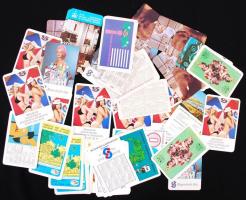 1970-1980 100db klf témájú kártyanaptár
