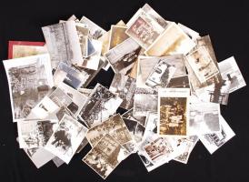cca 1910-1970 99 darabos nagyrészt háború előtti Budapest városképes fotótétel, sok datált, felirato...