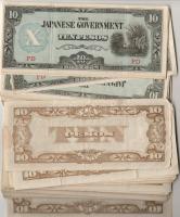 Fülöp szigetek/japán megsz. 1942. 10P (50x) főleg II tartásban T:I,II,III