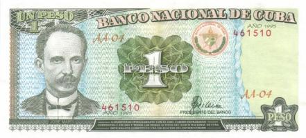 Kuba 1995. 1P + Haiti 2000. 10G T:I Cuba 1995. 1 Peso + Haiti 2000. 10 Gourdes C:UNC