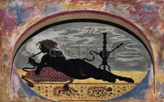 Radzikowski: Narghile, Art Nouveau