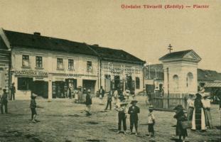 Tövis market place, the shop of Mihály Klein, bank